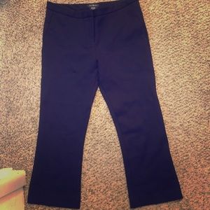 Black cropped pants